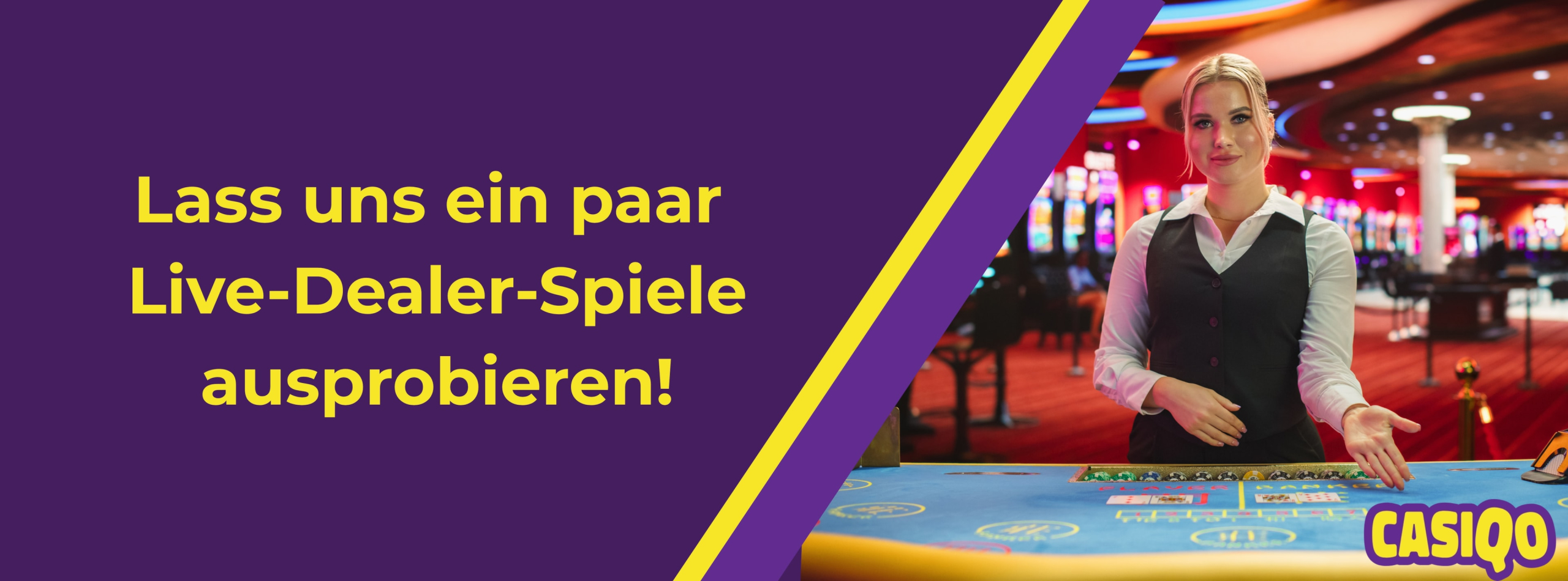 Lass uns ein paar Live-Dealer-Spiele ausprobieren!