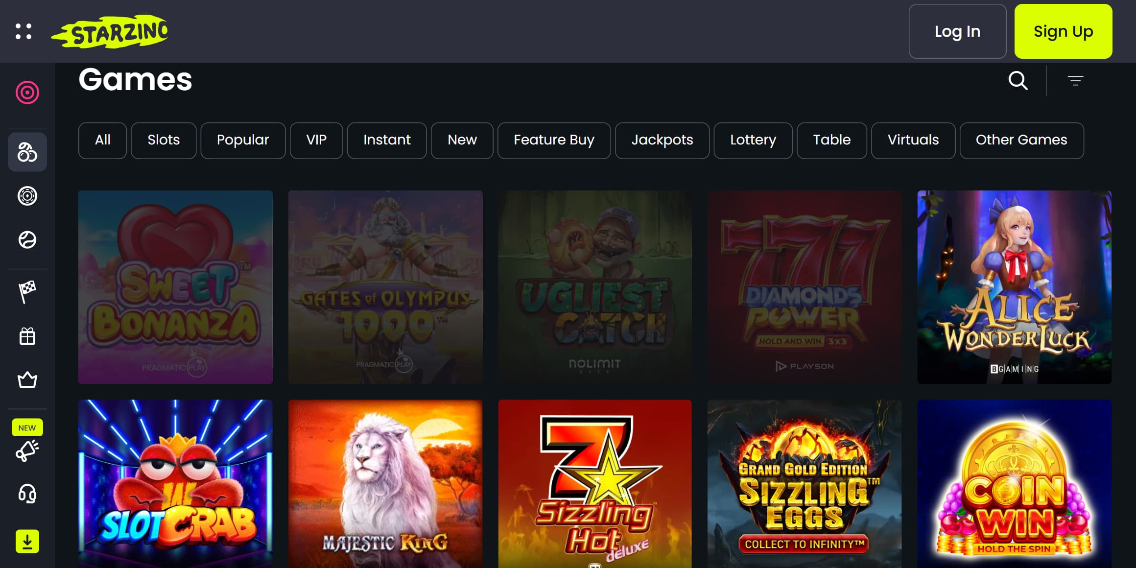 starzino.com games